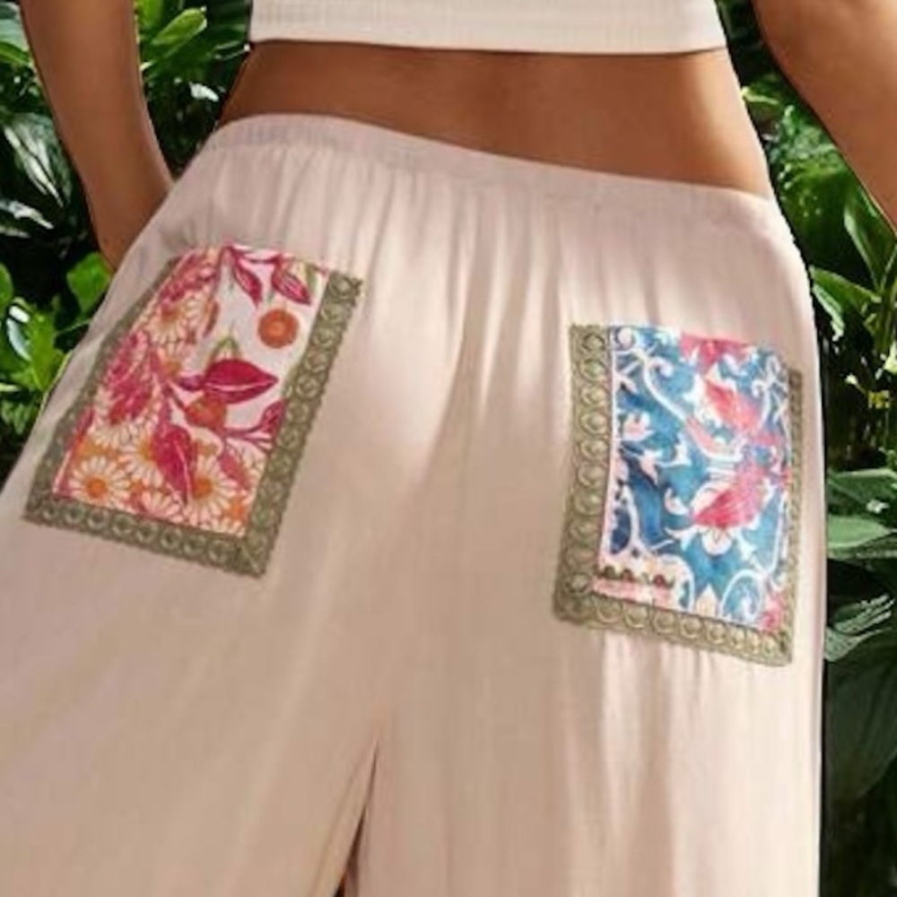 NWT Bohemela Wide Leg Pants - Picture 4 of 7